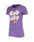 ფოტო #3 პროდუქტის Women's Heathered Purple Phoenix Suns Rally the Valley Davis T-shirt