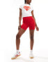 Фото #1 товара Stradivarius seamless ribbed short in red