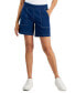 ფოტო #5 პროდუქტის Women's Denim Mid-Rise Pull-On Shorts, Created for Macy's