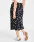 Фото #4 товара Trendy Plus Size Polka Dot Midi Slip Skirt, Created for Macy's