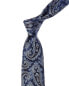 Фото #1 товара Canali Blue Paisley Silk Tie Men's Blue Os
