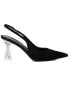 Dune London Carnation Suede Court Shoe Women's Black 39/8