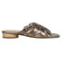 Фото #1 товара VANELi Brogan Metallic Slide Womens Size 5.5 N Casual Sandals 310120