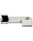 Фото #3 товара Silvanah 6-Pc. Leather Sectional with Storage Chaise and 3 Power Recliners, Created for Macy's