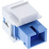 Фото #7 товара InLine Fiber optical Keystone Snap-in adaptor - simplex SC/SC - SM,ceramic sleeve