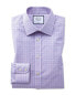 Фото #1 товара Charles Tyrwhitt Non-Iron Prince Of Wales Extra Slim Fit Shirt Men's