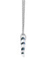 ფოტო #3 პროდუქტის London Blue Topaz (1/5 ct. t.w.) & Diamond Accent Enamel Ahsoka Star Wars 18" Pendant Necklace in Sterling Silver