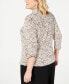 Фото #2 товара Комплект блузка и куртка Alex Evenings плюс размер Восточного стиля с принтом