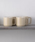 Colortex Stone Stax Mugs, Set of 4 Черный - фото #20