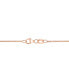 EFFY Collection eFFY® Pink Opal (10-9/10 ct. t.w.) & Diamond (1/5 ct. t.w.) Heart 18" Pendant Necklace in 14k Rose Gold