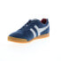 Фото #4 товара Gola Harrier Suede CMA192 Mens Blue Suede Lace Up Lifestyle Sneakers Shoes 8