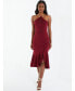 Фото #1 товара Платье средней длины QUIZ женское с цепочкой и оборками
