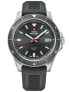 Фото #2 товара Мужские наручные часы с черным силиконовым ремешком Swiss Military SM34082.09 mens quartz 42 mm 5ATM