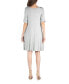 Фото #3 товара Soft Flare T-Shirt Dress with Pocket Detail