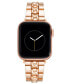 ფოტო #1 პროდუქტის Women's Rose Gold-Tone Alloy Bracelet Compatible with 42mm, 44mm, 45mm, Ultra and Ultra 2 Apple Watch