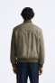 Фото #3 товара Куртка из высокотехнологичной ткани с контрастным воротником ZARA