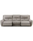 Фото #7 товара CLOSEOUT! Terrine 3-Pc. Fabric Sofa with 2 Power Motion Recliners, Created for Macy's