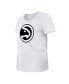 Фото #2 товара Women's White Atlanta Hawks 2023/24 City Edition T-shirt