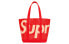 Сумка Supreme Raffia Tote SUP-SS20-729, стильная мужская сумка Supreme Raffia, Week 17. 红色 - фото #4