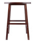 Фото #4 товара Katashi 28.62" Wood Fan Shape Bar Stool