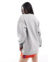 Фото #7 товара Daisy Street relaxed sweatshirt in grey