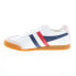 Фото #10 товара Gola Harrier Leather CMA198 Mens White Leather Lifestyle Sneakers Shoes