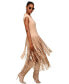 ფოტო #6 პროდუქტის Women's Tiered-Fringe Sleeveless Dress