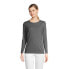 ფოტო #4 პროდუქტის Women's Tall Relaxed Supima Cotton T-Shirt