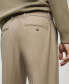 Фото #3 товара Men's Pleat Detail Wool Pants