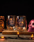 Фото #4 товара Sugar Skull Stemless 17Oz - Set Of 4 Glasses