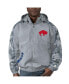 Men's Gray Distressed Buffalo Bills Thursday Night Gridiron Throwback Full-Zip Jacket