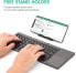 Фото #16 товара Samsers Foldable Bluetooth Keyboard - Portable Wireless with Stand Holder, Rechargeable Ultra Slim Compatible with iOS Android Windows Smartphone Tablet Laptop Black