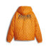 Puma Pleasures X Puffer Full Zip Jacket Mens Orange Casual Athletic Outerwear 62