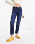 Levi's mid rise boyfriend jeans in dark blue