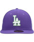 Фото #3 товара Men's Purple Los Angeles Dodgers Lime Side Patch 59FIFTY Fitted Hat