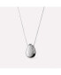 ფოტო #1 პროდუქტის Silver Pendant Necklace - Pebble Silver