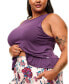 Plus Size Aerys Pajama Tank & Pants Set