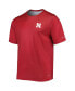 ფოტო #3 პროდუქტის Men's Scarlet Nebraska Huskers Terminal Tackle Omni-Shade T-shirt