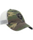 Фото #4 товара Men's Camo Las Vegas Raiders Branson MVP Trucker Snapback Hat