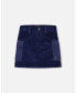 Фото #1 товара Toddler Girls Corduroy Cargo Pocket Skirt Navy - Toddler|Child