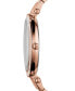 ფოტო #2 პროდუქტის Women's Darci Rose Gold-Tone Stainless Steel Bracelet Watch 39mm MK3192