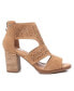 Фото #2 товара Women's Suede Sandals By Light Brown