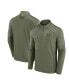 ფოტო #1 პროდუქტის Men's Olive Nebraska Huskers OHT Military-Inspired Appreciation Titan Raglan Quarter-Zip Jacket
