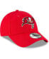 Фото #3 товара Men's Red Tampa Bay Buccaneers The League Logo 9FORTY Adjustable Hat