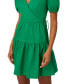 Women's Faux-Wrap Tiered Dress