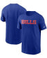 Фото #1 товара Men's Royal Buffalo Bills Team Wordmark T-shirt