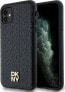 DKNY DKNY DKHMN61PSHRPSK iPhone 11 / Xr 6.1" czarny/black hardcase Leather Monogram Pattern Metal Logo MagSafe - фото #1