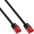 Фото #2 товара InLine Flat Ultraslim Patch Cable U/UTP Cat.6 Gigabit ready black 1m
