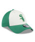 Фото #4 товара Men's White, Green Chicago White Sox 2024 St. Patrick's Day 39THIRTY Flex Fit Hat