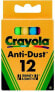 Фото #1 товара Пастель и мелки Crayola Непылящая цветная мел 12 шт. - 0281